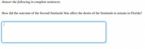 Please help!!!

Answer the following in complete sentences.How did the outcome of the Second Semin