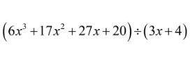 How do I solve this equation using long division?