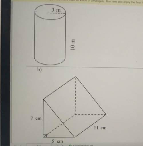Help ASAP10 POINTSfind surface area and volume