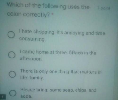 What the correct answer to this question