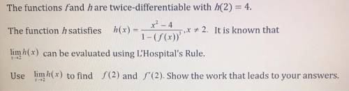 [calculus] Someone help! Show steps please!!