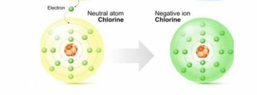 Compare the models of a chlorine atom versus a chlorine ion. How are the two different? CHOOSE ALL