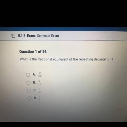 What is the fact equivalent of the repeating decimal