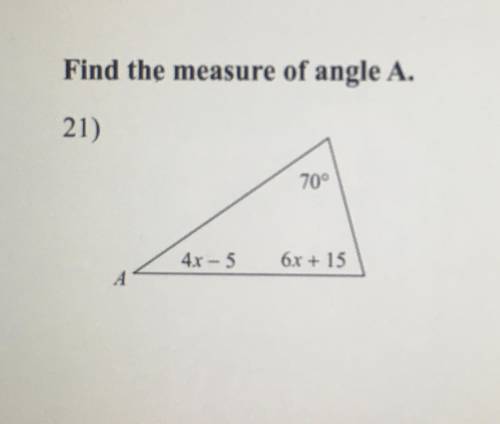 Need help- Find the measure of the angle.
THANK YOU