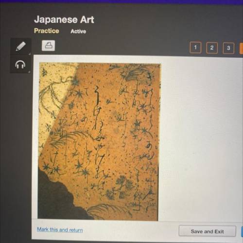 What is this image of Japanese art? What are the main themes of this piece?