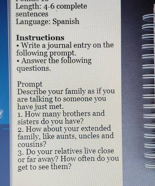 Need help please with Spanish. Will Mark Brainliest. ( Look at picture for instructions).