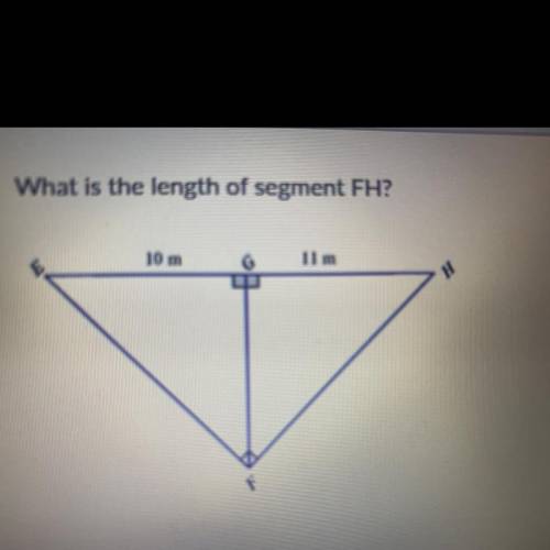 What is the length of segment FH?
Plz help me! Plz solve ASAP! Thank you!