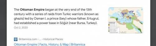 how was the ottoman empire created? Urgenttt Will give brainliest!!!