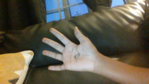My ugly hand.........