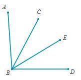 In the figure below, =m∠ABD 94°, =m∠EBD 31°, and BE bisects ∠CBD. Find m∠ABC