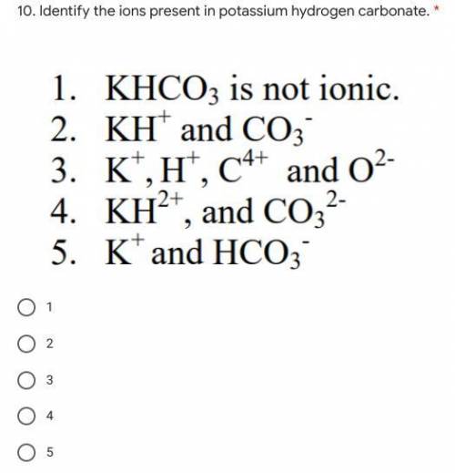 Potassium hydrogen carbonate