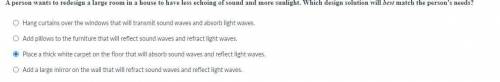 This question is about sound waves and light waves.