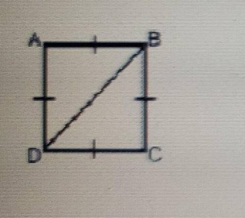 If AB= 5 what is the exact length of BD in square ABCD