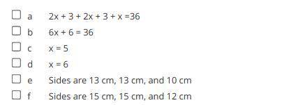 (PLEASE HELP! WILL GIVE BRAINLIEST)

The length of each of the two congruent sides of an isosceles
