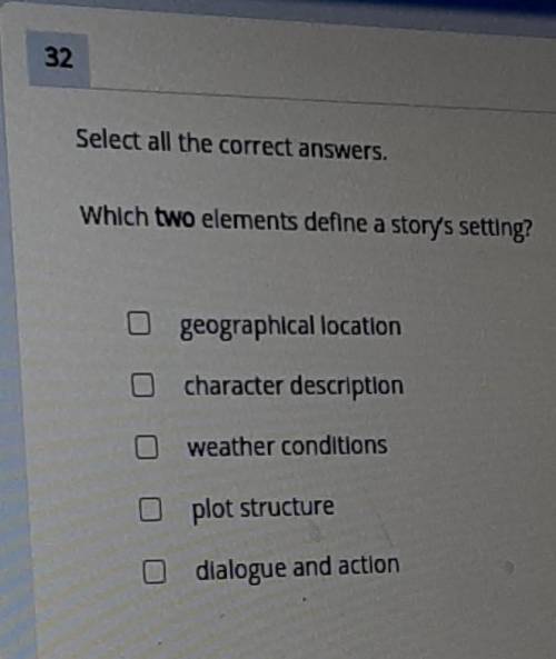 What two elements define a story's setting
