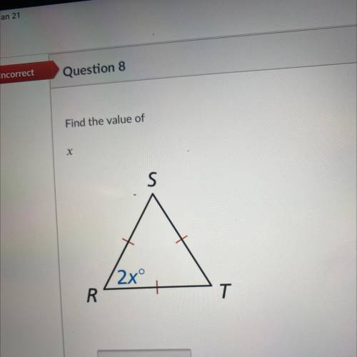 Find
The value of x pls I need help