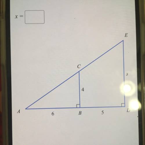 Solve similar triangles (advanced)
Solve for X