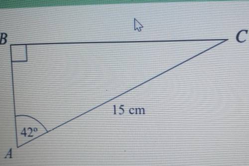 1) Identify the sides

2) Identify the trig ratio that you need3) On your calculator input to find