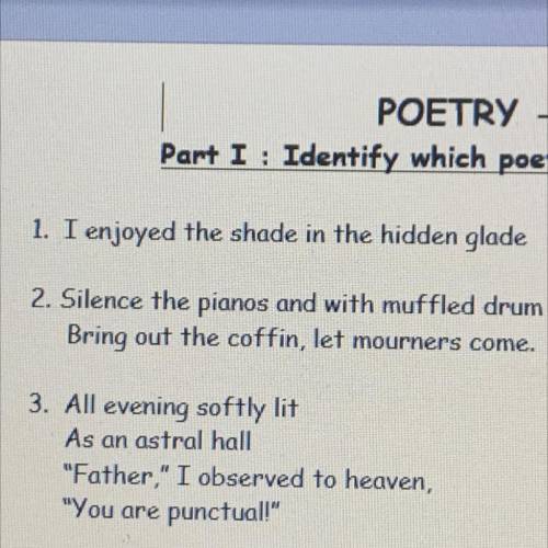What are the poetry terms? (Each different)

A. approximate rhyme
B. end rhyme 
C. internal rhyme