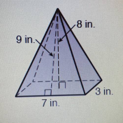 Find the volume of the following.
(Round to the nearest tenth if necessary)