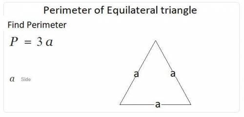 Is the perimeter of an equilateral triangle proportional to the side length of the triangle?Explain