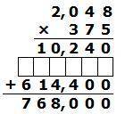 As practicing multiplying multi-digit numbers, but his younger sister accidentally erased part of h