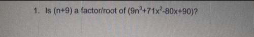 PLEASE HELP ME ANSWER THIS ONE MATH PROBLEM
Dividing polynomials show all work