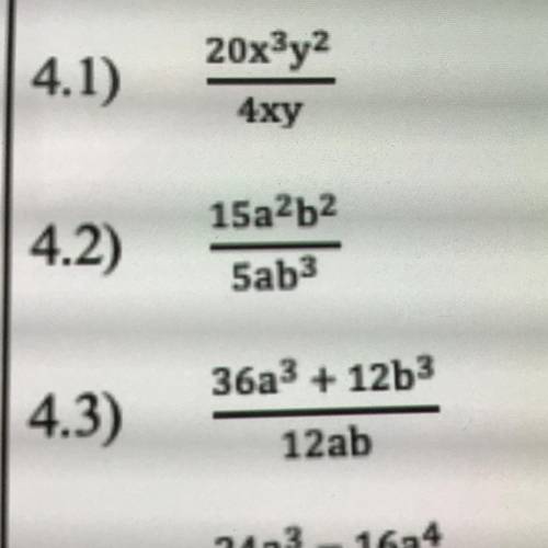20x^3y^2/4xy.
Can someone help me find the equation.