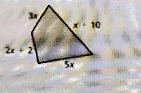 Write an expression in simplest form that represents the perimeter of the polygon
