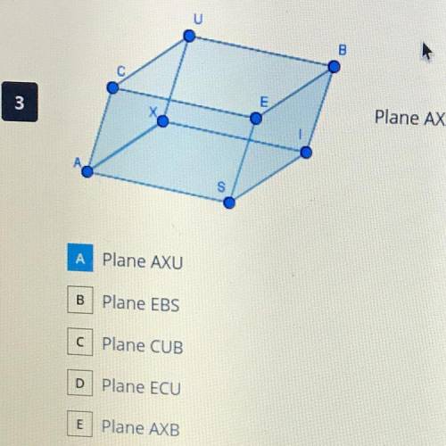 Plane AXS intersects with which planes? More than 1 answer.