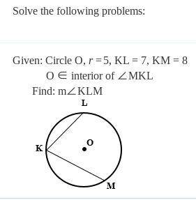 Answer the question in the image. (GEOMETRY Circle)