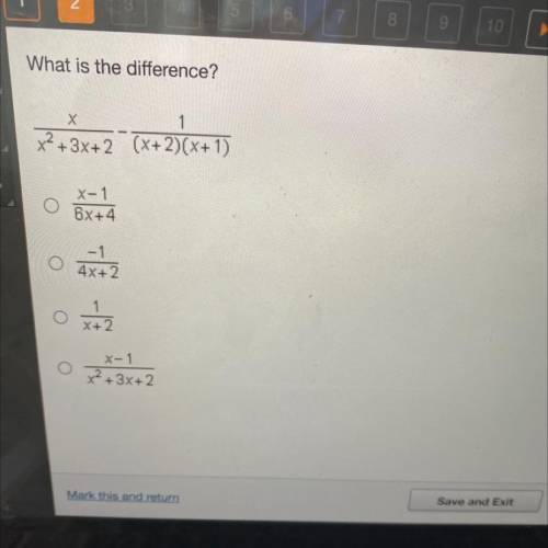 What is the difference x/x^2+3+2 - 1/(x+2)(x+1)