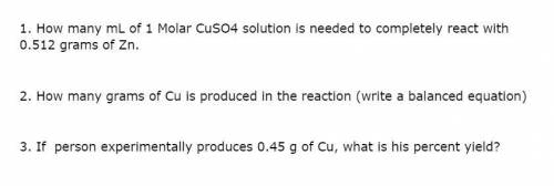 Chemistry Question PLS QUICK HELP