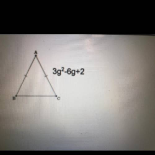 The triangle shown is an isosceles because two of the legs are the same. What is the volume of this