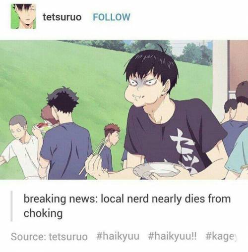 Free points ig and some haikyuu memes. -------------------------