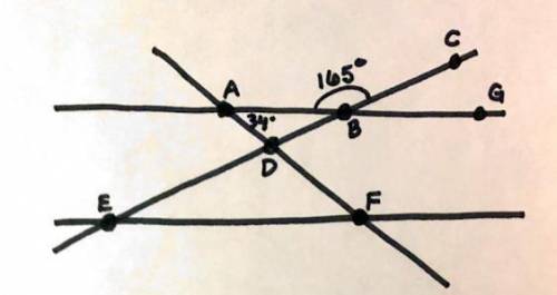 Using the figure above, what are the measures of the 3 angles in triangle DEF? PLS HURRY! THANKS