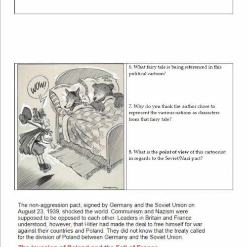 Who good with political cartoon? And know how to answer #6-7 please help (United state history) fre