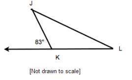 What is the measure of Angle J K L?