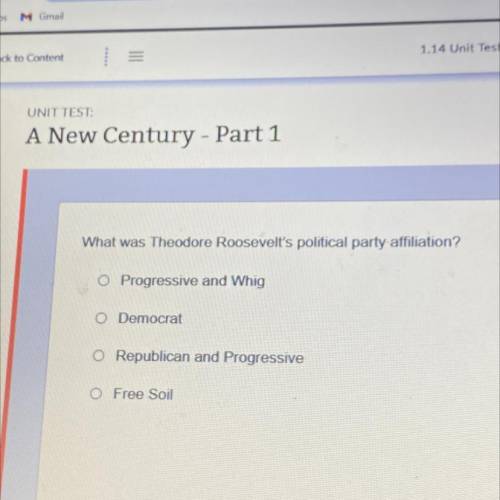 What was Theodore Roosevelt’s political party affiliation
