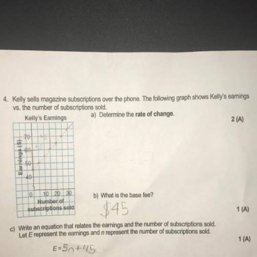 Someone please help with the Determine Rate of Change Question I’m gonna fail please help me