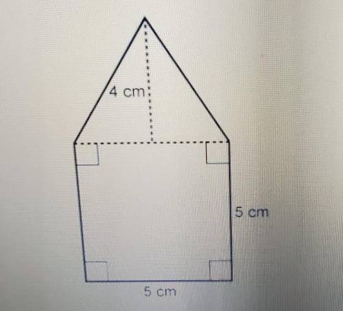 What is the area of this figure? Enter your answer in the box. cm2