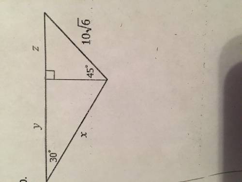 How to do special right triangles 30-60-90 and 45-45-90