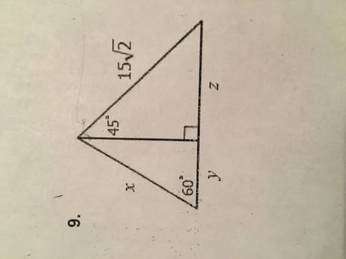 How to do special right triangles 30-60-90 and 45-45-90