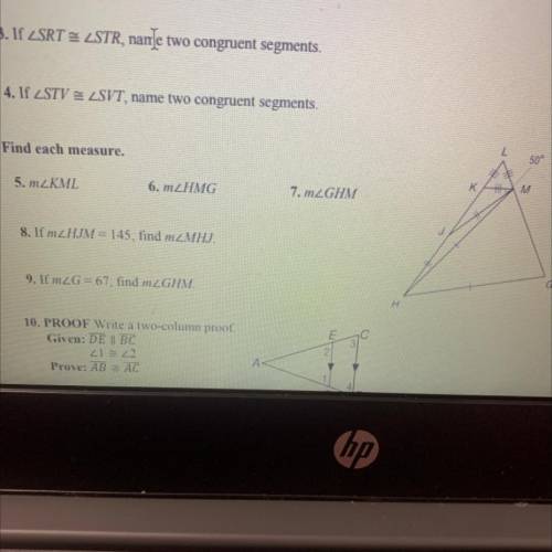 Find each measure angle KML
with work please