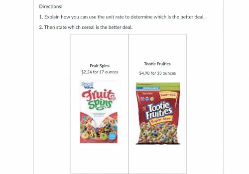 At WalMart, your sister is trying to decide which type of cereal to purchase. If she is solely tryi