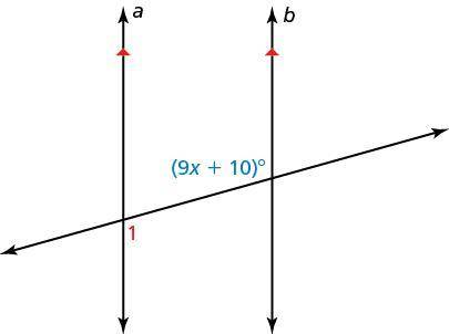 NEED HELP ASAP 100 POINTS The measure of ∠1 is at least 100∘ and at most 127∘. Graph the possib