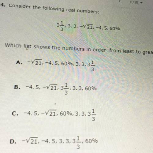 It’s easy but I need help , least to greatest