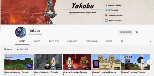 can someone sub to my youttube channel pls, its called Yakobu, its the one with 86 subs, pls it wou