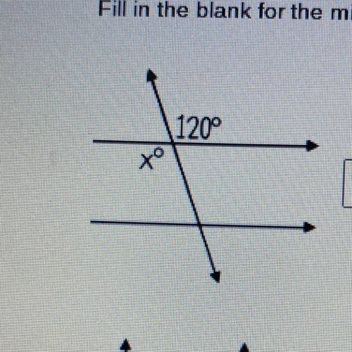 I need to find the missing angle measurement
