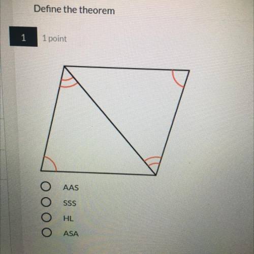 How do I define the theorem on this question?